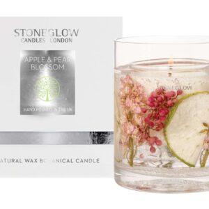 Nature's Gift - Apple & Pear Blossom - Natural Wax Scented Candle - Gel Tumbler