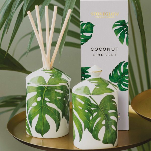 Urban Botanics - Ceramic - Coconut | Lime Zest - Scented Candle