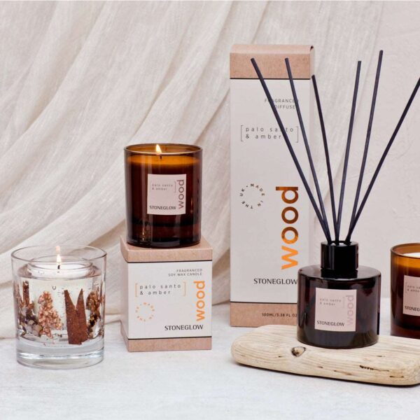 Elements - Wood - Palo Santo & Amber - Reed Diffuser