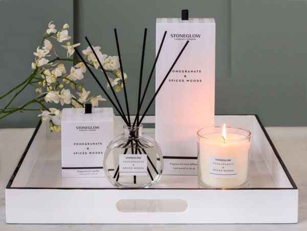 Modern Classics - Pomegranate & Spiced Woods - Scented Candle - Boxed Tumbler - Image 2