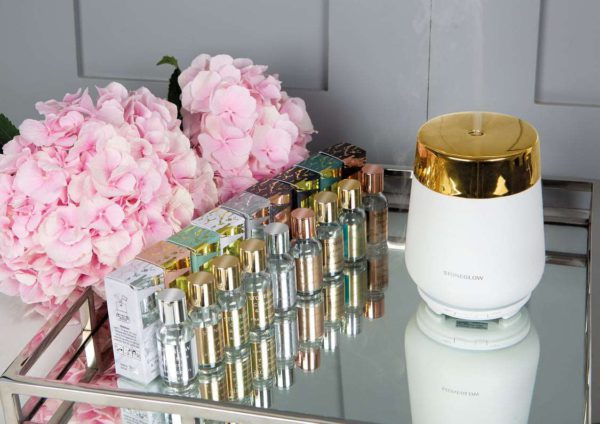 Luna - Perfume Mist Diffuser - White/Gold - Image 3