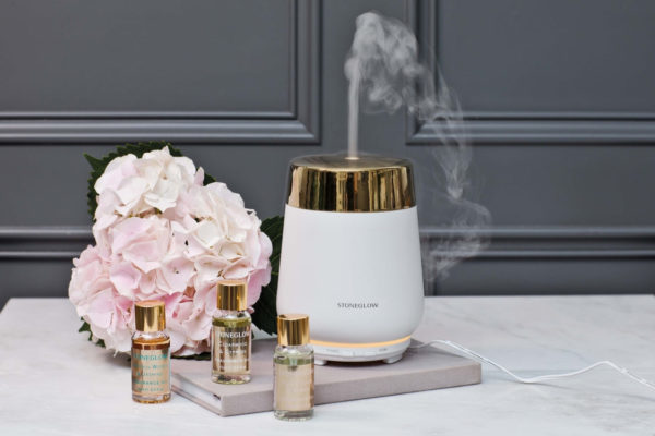 Luna - Perfume Mist Diffuser - White/Gold - Image 2