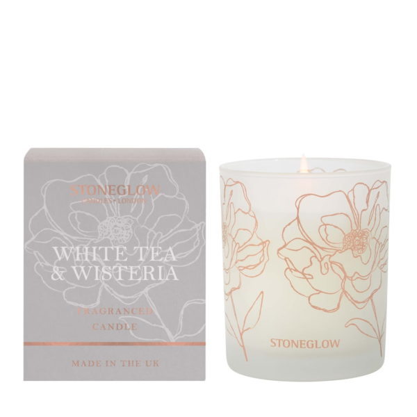 Day Flower - White Tea & Wisteria - Scented Candle - Image 2