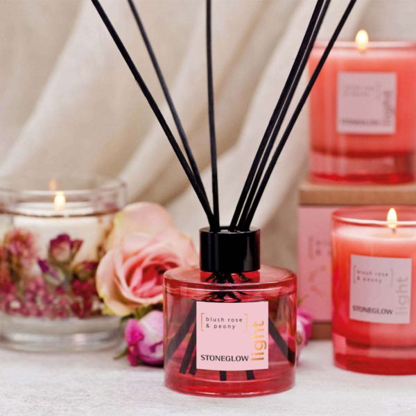 Elements - Light - Blush Rose & Peony - Scented Candle - Boxed Tumbler - Image 2