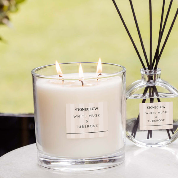 Modern Classics - White Musk & Tuberose - 3-Wick Candle - Image 2