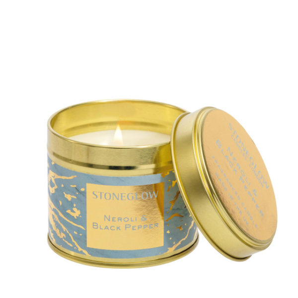 Luna - Neroli & Black Pepper - Scented Candle Tin - Image 2