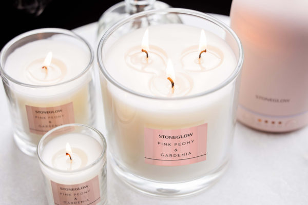 Modern Classics - Pink Peony & Gardenia - 3-Wick Candle - Image 2