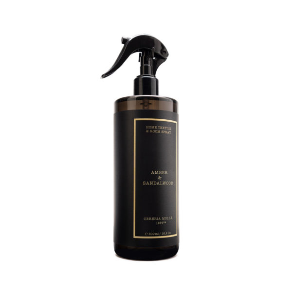 Cereria Molla - Amber & Sandalwood Home Spray 500ml - Image 3