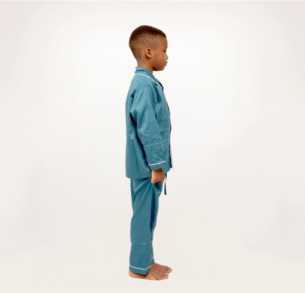 Moroccan Blue Children Lounge Wear - Image 3
