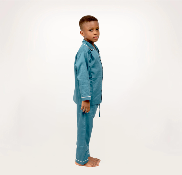 Moroccan Blue Children Lounge Wear - Image 4