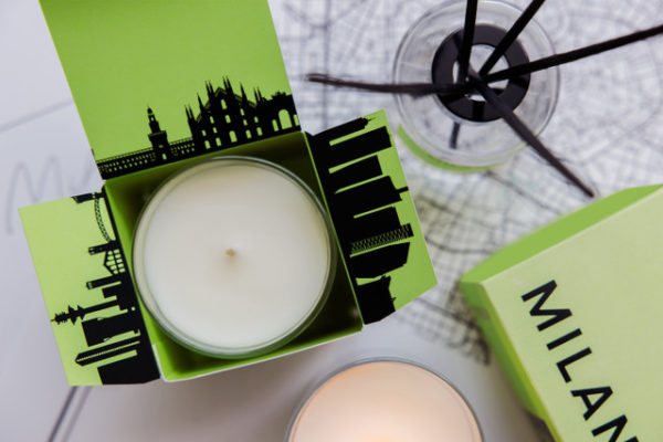 Explorer - Milan - Passion for Fashion - 220gm Soy Wax Scented Candle (90 x 80mm) - Image 2
