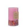 Elements - Light - Blush Rose & Peony Scented Botanical Pillar Candle (75 x 127mm)