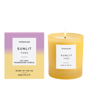 Sol - Sunlit Yuzu - Soy Wax Scented Candle Tumbler (90 x 80mm) - Yellow Glass