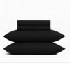Signature Collection: 1200TC Egyptian Cotton Sateen Bedding – Black