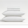 Signature Collection: 1200TC Egyptian Cotton Sateen Bedding – Blush White