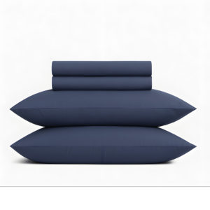 Signature Collection: 850TC Egyptian Cotton Sateen Bedding – Dark Blue