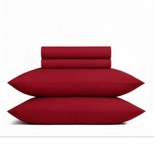 Signature Collection: 1200TC Egyptian Cotton Sateen Bedding – Rio Red