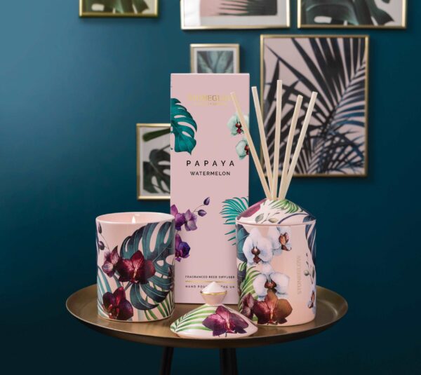 6871-2-scaled_56f1e95d-4298-4065-b3f0-d7211f8ca920-1.jpg Urban Botanics - Ceramic - Papaya | Watermelon - Scented Candle