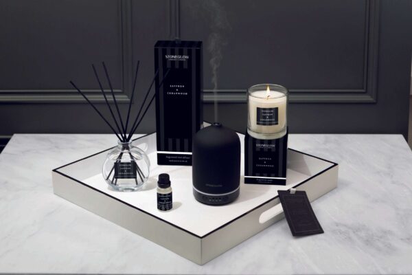 Modern Classics - Saffron & Cedarwood - Scented Candle - Boxed Tumbler