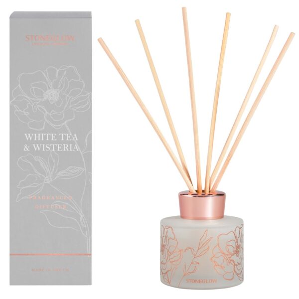 70251-1.jpg Day Flower - White Tea & Wisteria - Reed Diffuser 120ml