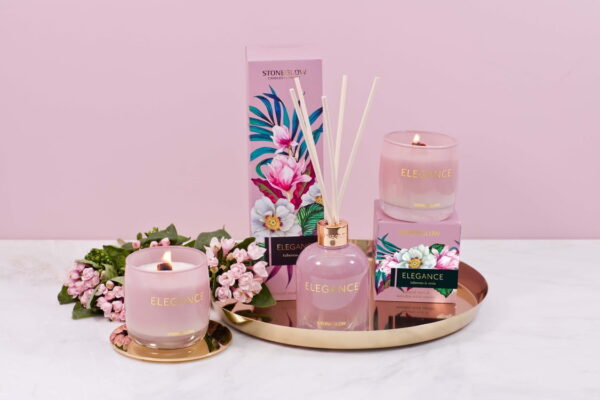 Infuison - Elegance - Tuberose & Orris - Scented Candle - Tumbler