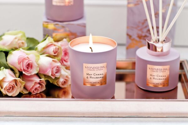 70494-1-1.jpg Luna - May Chang & Rhubarb - Scented Candle - Boxed Tumbler