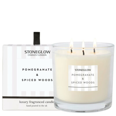 70629__50941-2.jpg Modern Classics - Pomegranate & Spiced Woods - 3-Wick Candle