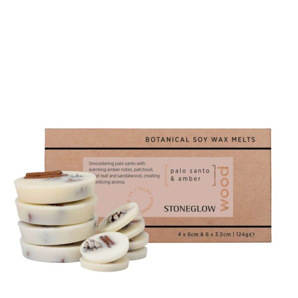 70664__92248-1.jpg Elements - Wood - Palo Santo & Amber - Botanical Soy Wax Melts