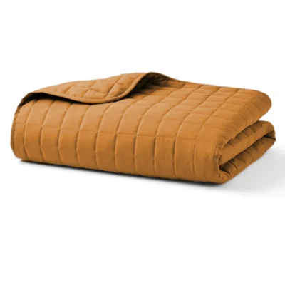 Brown Quilted Blanket