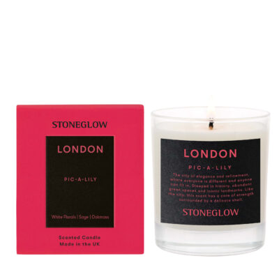 Explorer - London - Pic-a-Lily - 220gm Soy Wax Scented Candle (90 x 80mm)