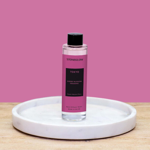 Explorer-Tokyo-Refill-1.jpeg Explorer - Tokyo - Cherry Blossom Dreaming - Scented Reed Diffuser Refill 210ml