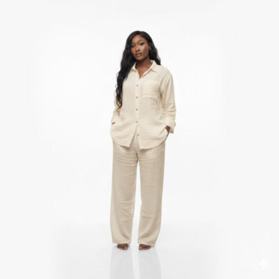 Muslin-Natural-Lounge-Wear Muslin Premium Natural Fabric Lounge Wear