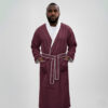 Red Luxury Shawl Spa Bathrobe