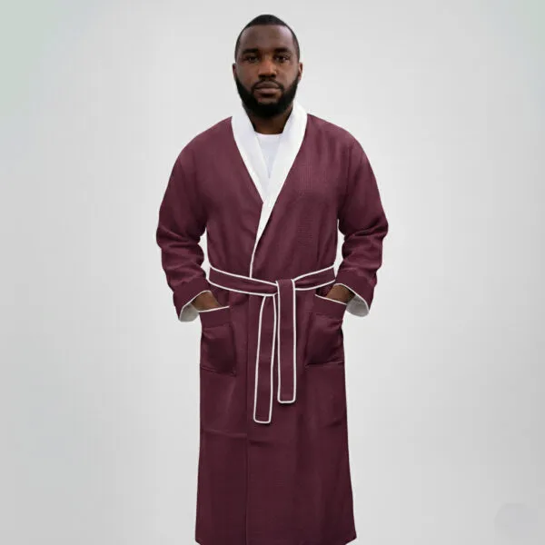 Shop Red Luxury Shawl Spa Bathrobe online