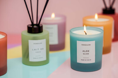 Sol - Lait De Coco - Scented Reed Diffuser 130ml - Green Glass