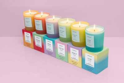 Sol - Sunlit Yuzu - Soy Wax Scented Candle Tumbler (90 x 80mm) - Yellow Glass