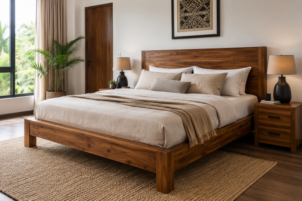 wooden bedframes