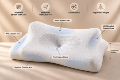 5 Zone cervical sleeping pillow 5 Zone cervical sleeping pillow in nigeria