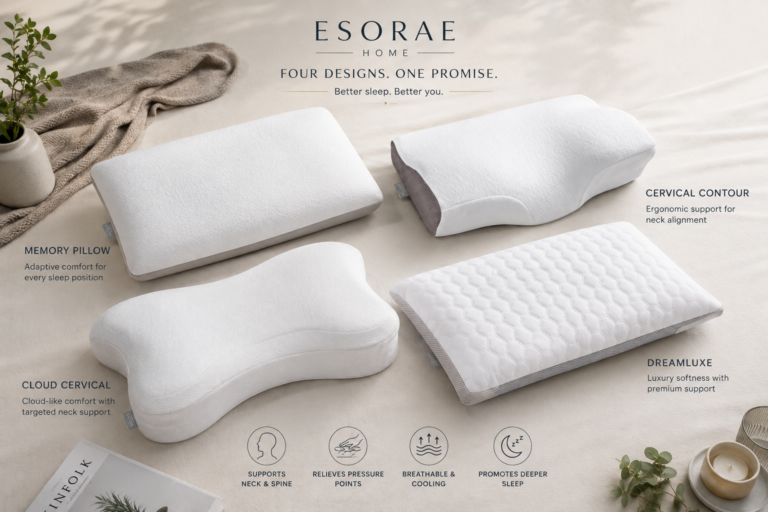 Buy quality memory pillow at esorae