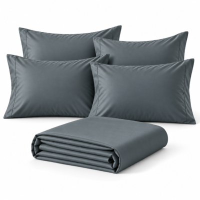 Sovereign Line Bedsheets – Imperial Graphite premium Bedding