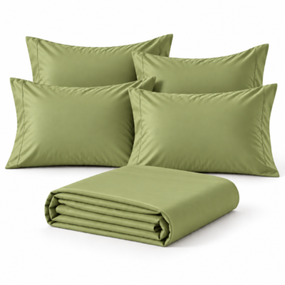 Sovereign Line Bedsheets – Muted Sage