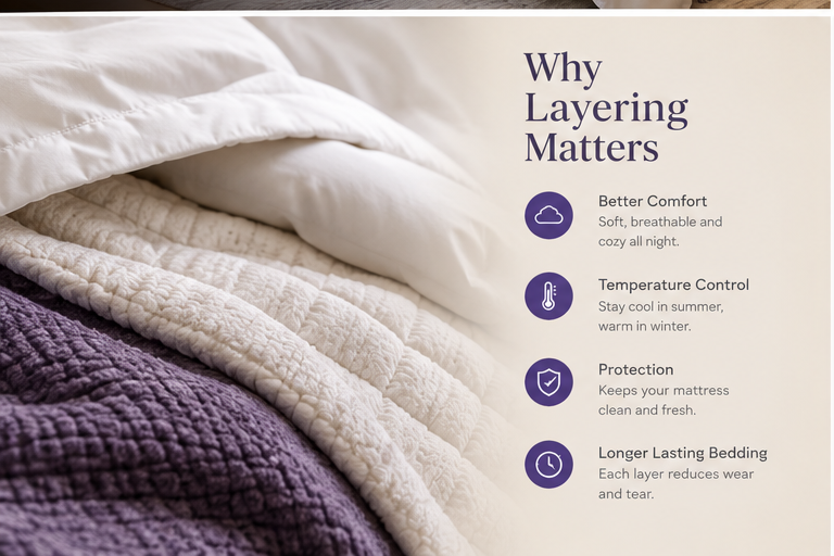 How to Layer a Bed: why it matters 
