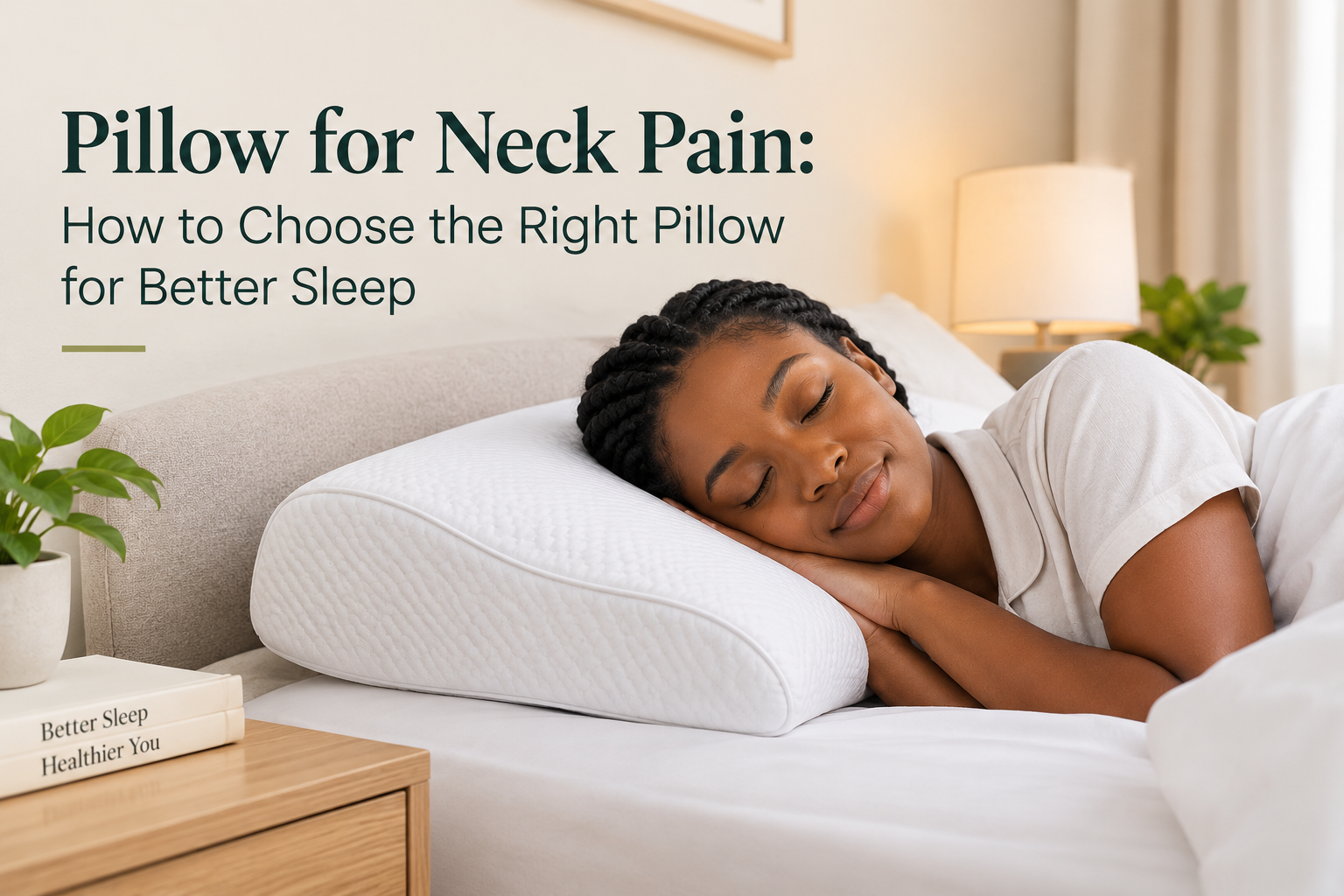 Pillow for Neck Pain How to Choose the Right Pillow for Better Sleep